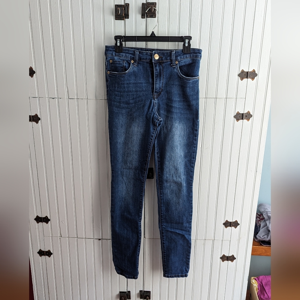 STS BLUE Ellie High Rise Finished Hem Ankle Skinny Jean Indigo